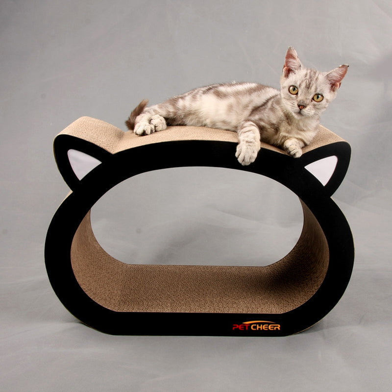 Cat Head Shaped Scratch Board for Cats