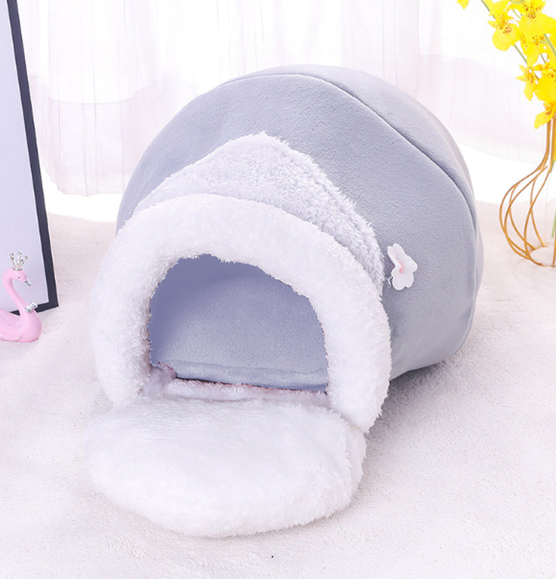 3-in-1 Basin-Shaped Soft Pet Bed for Cats and Dogs