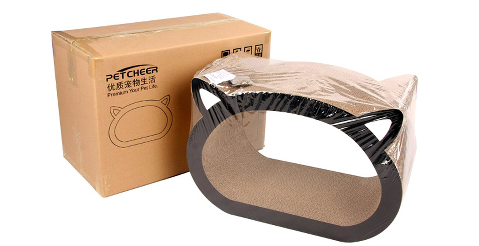 Cat Head Shaped Scratch Board for Cats