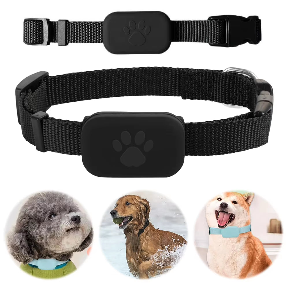 Smart Pet Locator with Adjustable Collar for Dogs and Cats
