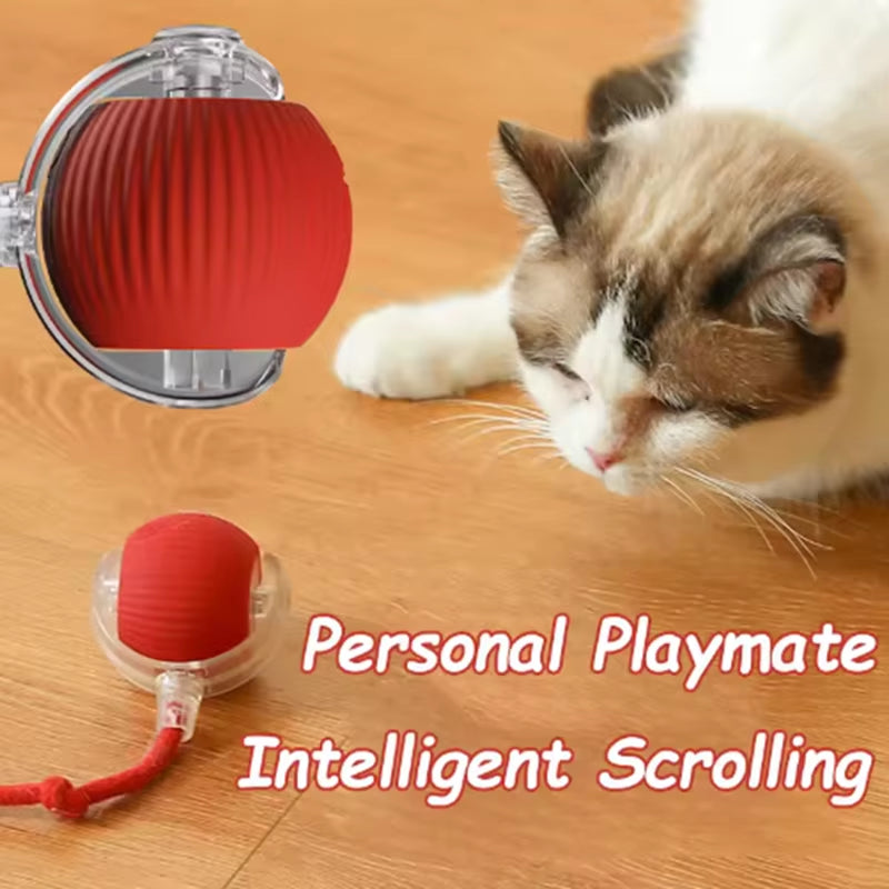 Intelligent Interactive Cat Ball Long-Lasting and Durable Easy to Clean Intelligent Obstacle Avoidance Pet Dog Toys