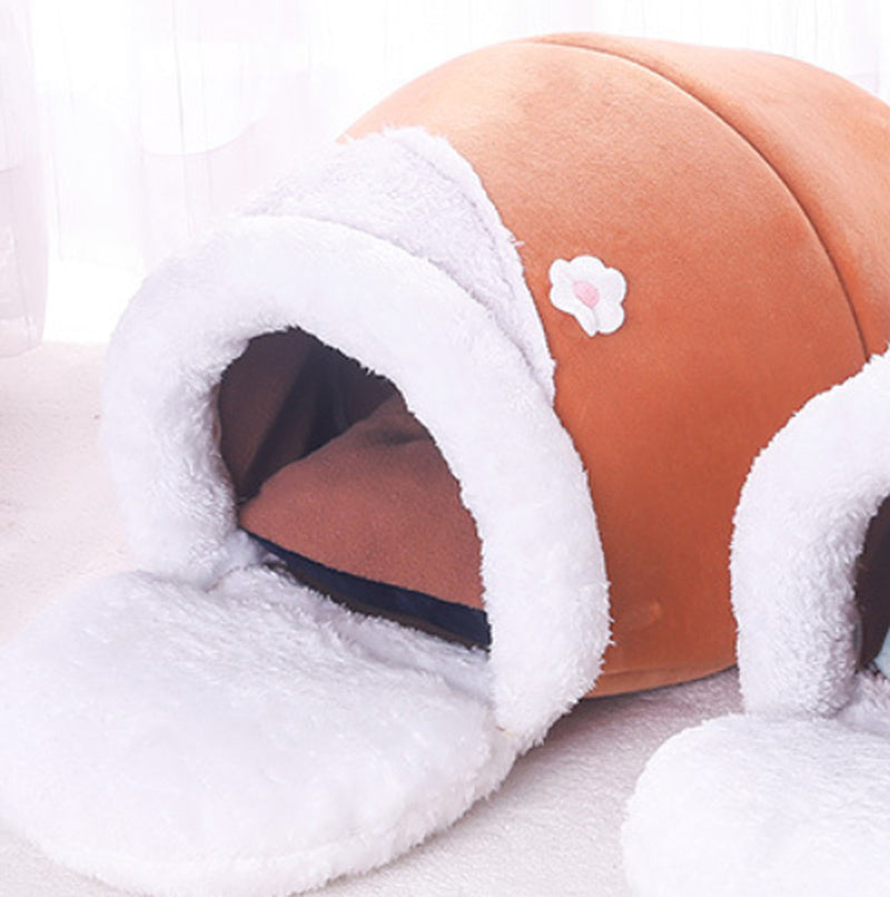 3-in-1 Basin-Shaped Soft Pet Bed for Cats and Dogs