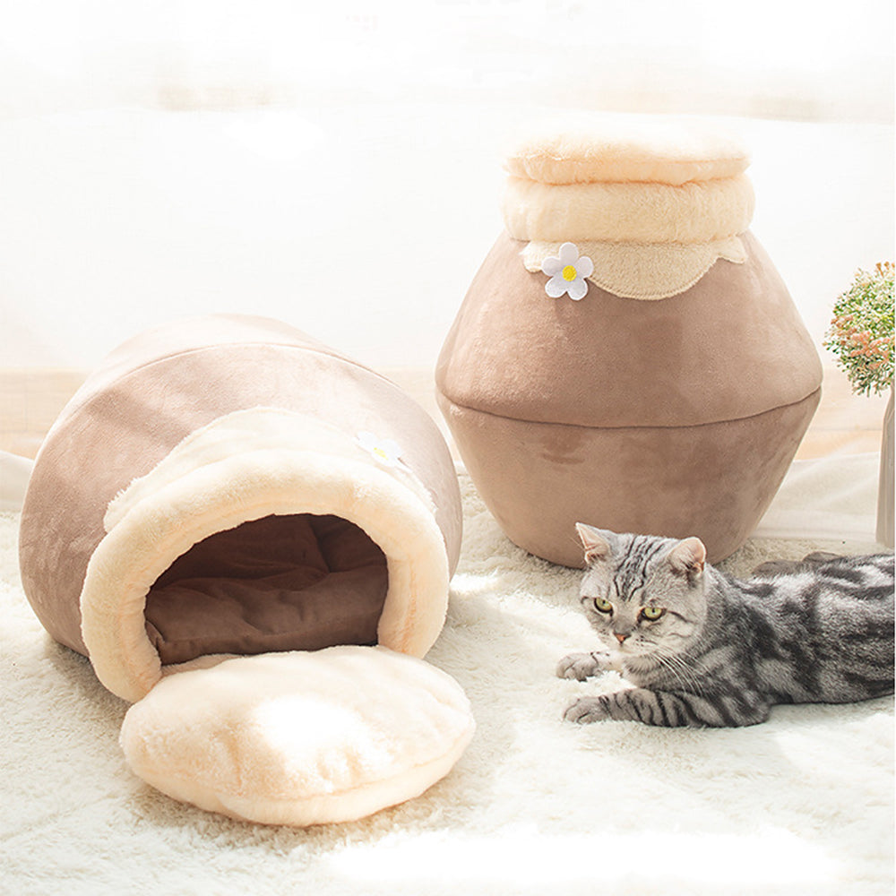 3-in-1 Basin-Shaped Soft Pet Bed for Cats and Dogs