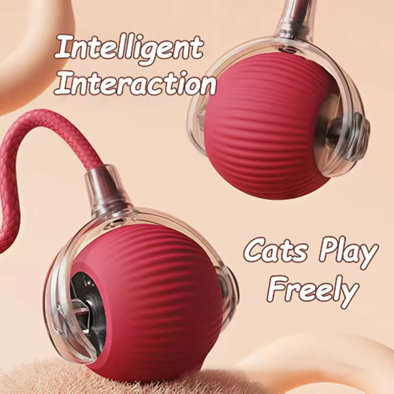 Intelligent Interactive Cat Ball Long-Lasting and Durable Easy to Clean Intelligent Obstacle Avoidance Pet Dog Toys