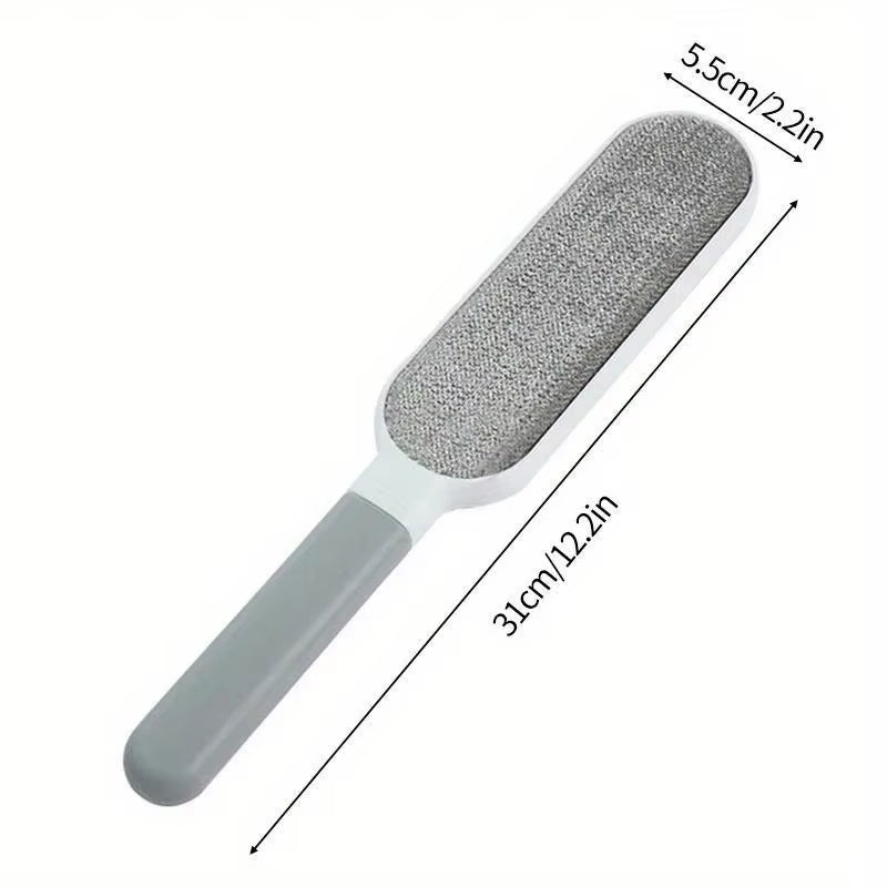 Double-Sided Manual Electrostatic Pet Hair Remover Lint Brush for Effective Cleaning of Cats, Clothing, Sofas, Furniture, and Carpets